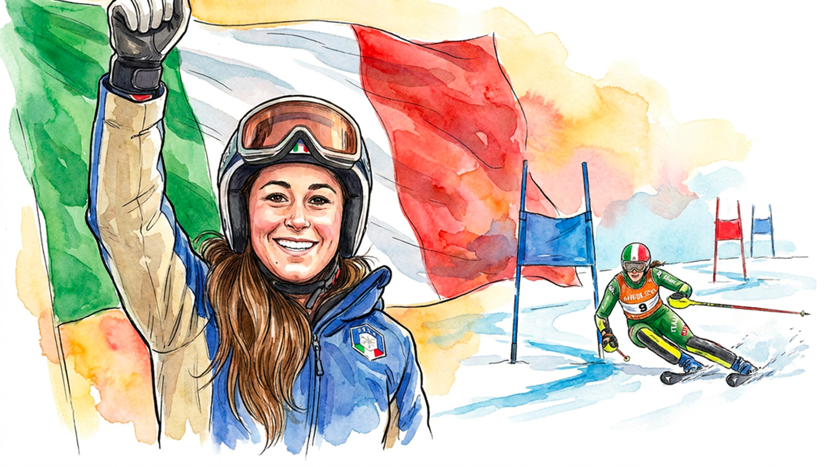 4EVA - Sofia Goggia- bronzo Cortina 2026, il set olimpico ora è completo