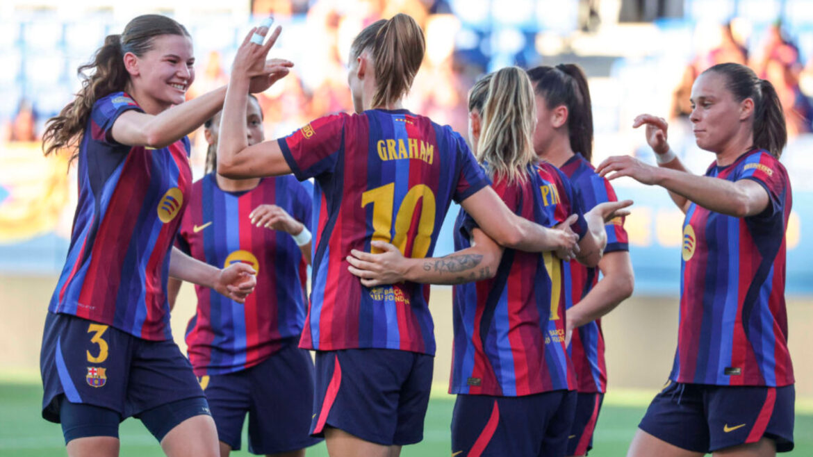 4EVA - Liga F, 1ª giornata- il Barcellona parte con un 5-0