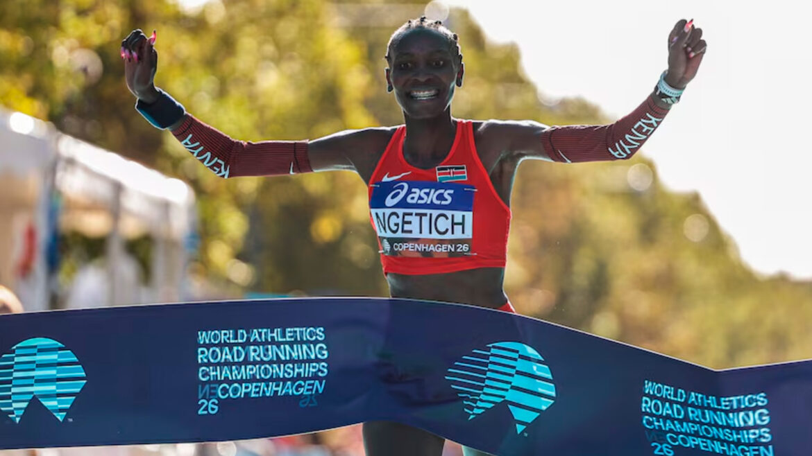 4EVA - Agnes Ngetich, record del mondo nella mezza maratona