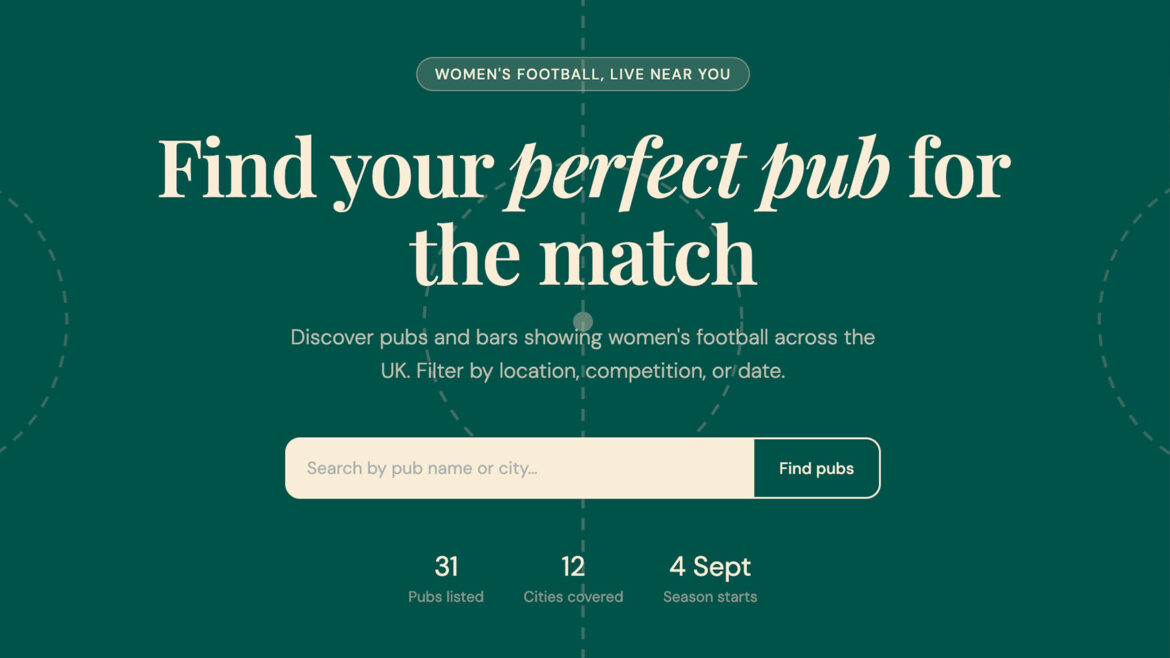 4EVA - Weball, l'app che trova i pub del calcio femminile