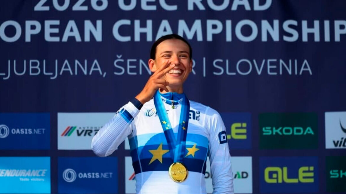 4EVA - Azzurra Ballan campionessa europea juniores a Lubiana