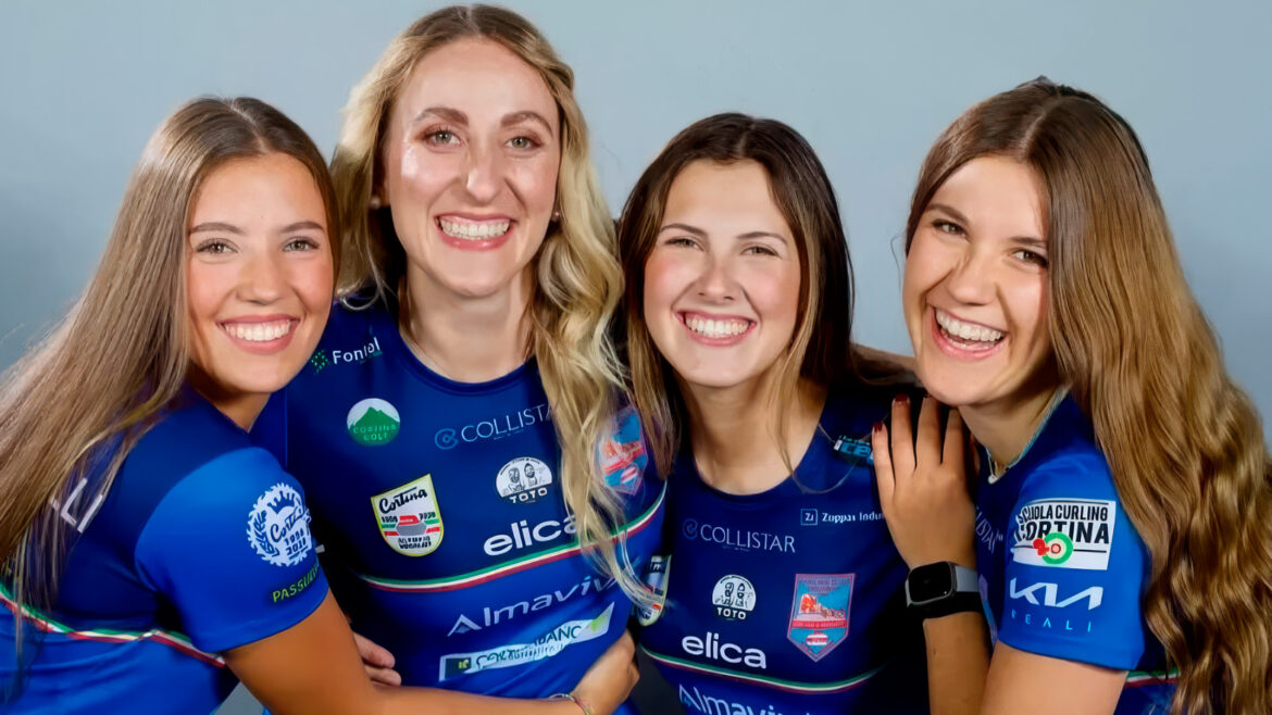 4EVA - Curling femminile, il team Zardini Lacedelli va agli Europei