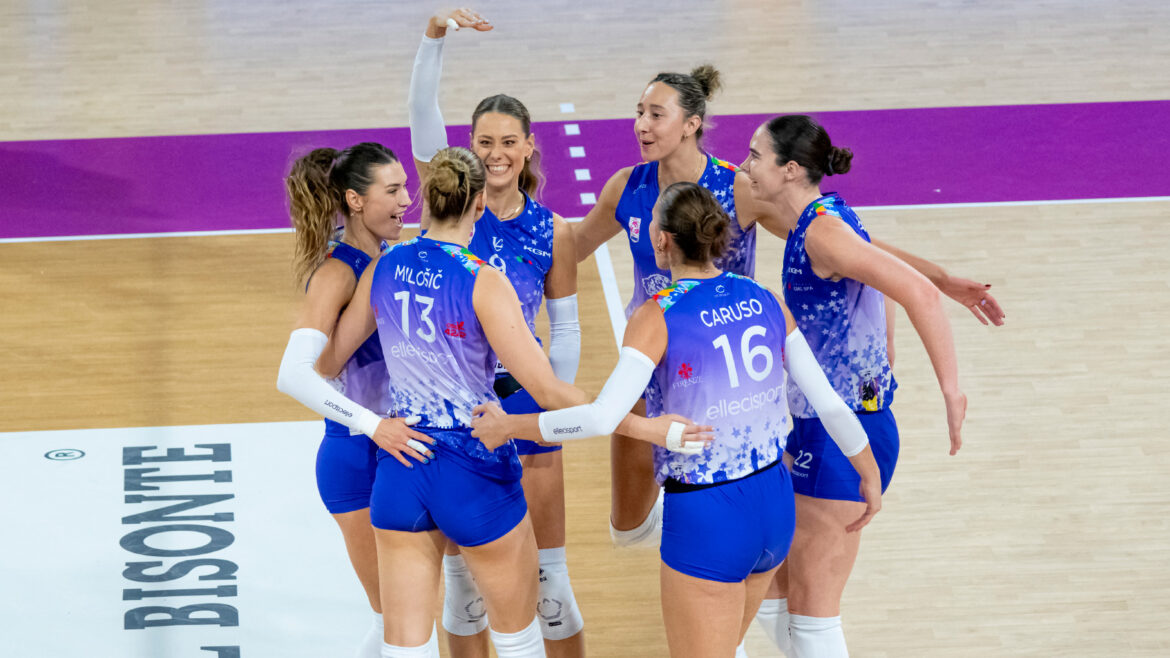 4EVA - Firenze-Consolini 3-0- Caruso MVP, Il Bisonte si sblocca