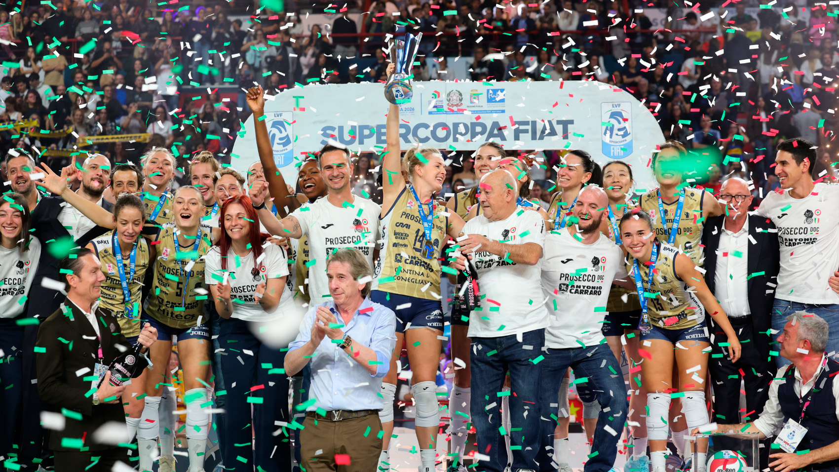 4EVA - Supercoppa a Conegliano- 3-1 a Scandicci, Haak MVP